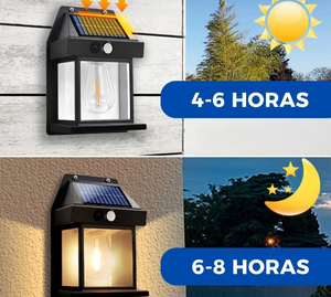 PACK DE 2 LAMPARA SOLAR CON SENSOR 3W COD